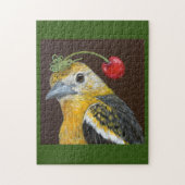 Sylvie the Baltimore oriole puzzle Legpuzzel (Verticaal)