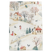 Sylvoria - Naives Landschaftsmuster (6/8) Medium Cadeauzakje (Achterkant)