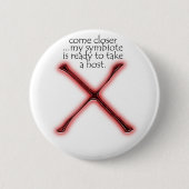 Symbiote Pouch Ronde Button 5,7 Cm (Voorkant)