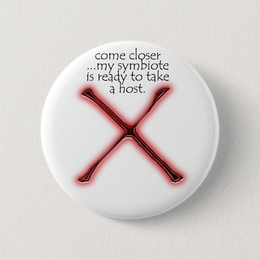 Symbiote Pouch Ronde Button 5,7 Cm (Voorkant)