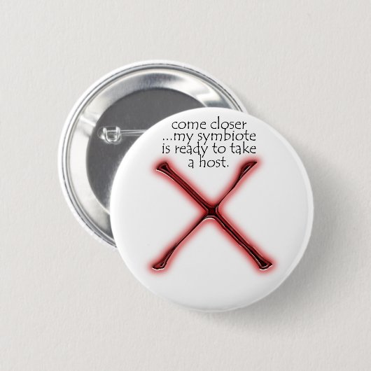 Symbiote Pouch Ronde Button 5,7 Cm (Voorkant /achterkant)