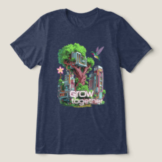 symbiotische stad Tri-Blend shirt