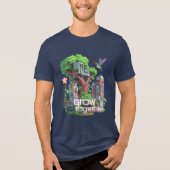 symbiotische stad Tri-Blend shirt (Voorkant)