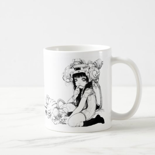 Symbiotische Vrienden Klassieke Witte Mok (Rechts)