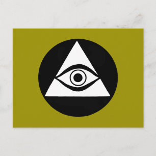 Symbol: All Seeing Eye Briefkaart