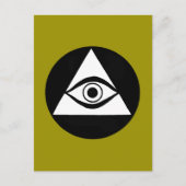 Symbol: All Seeing Eye Briefkaart (Voorkant)