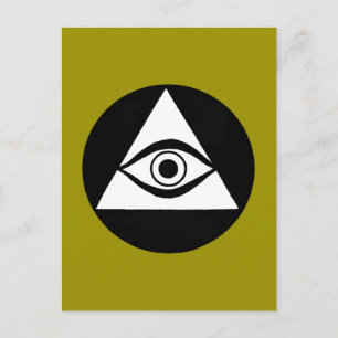 Symbol: All Seeing Eye Briefkaart