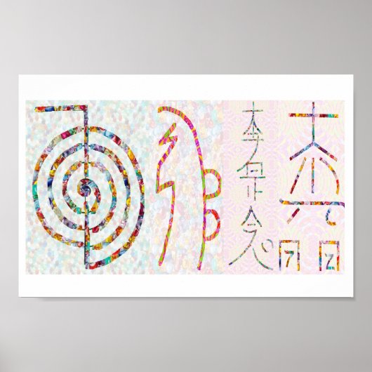 SYMBOL ART 2014 - Reiki Master Practice Poster (Voorkant)