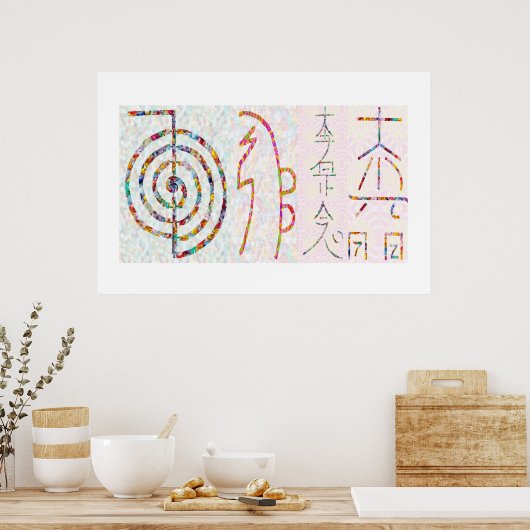 SYMBOL ART 2014 - Reiki Master Practice Poster (Keuken)