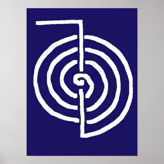 SYMBOL ART 2014 - Reiki Master Practice Poster (Voorkant)