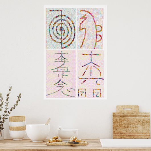 SYMBOL ART 2014 - Reiki Master Practice Poster (Keuken)