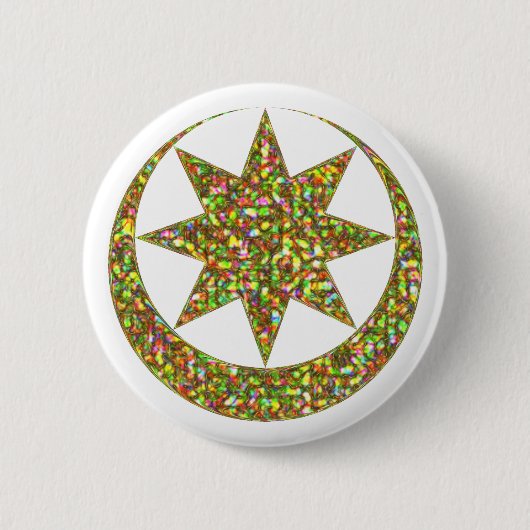 Symbol Astarte Ishtar Ronde Button 5,7 Cm (Voorkant)