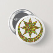 Symbol Astarte Ishtar Ronde Button 5,7 Cm (Voorkant /achterkant)