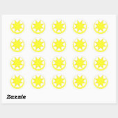 Symbol Astarte Ishtar Ronde Sticker (Vel)
