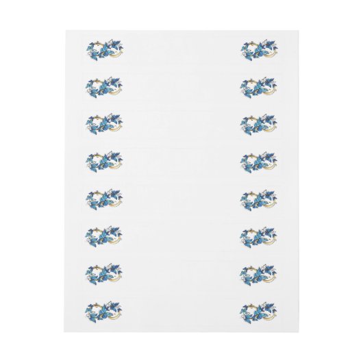 Symbol Infinity of Blue Morpho Butterflies (Vel)