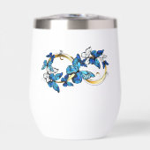 Symbol Infinity of Blue Morpho Butterflies (Voorkant)