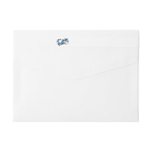 Symbol Infinity of Blue Morpho Butterflies (Achterkant)