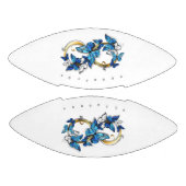 Symbol Infinity of Blue Morpho Butterflies American Football (Panelen)