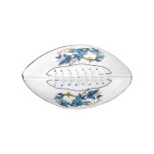Symbol Infinity of Blue Morpho Butterflies American Football (Voorkant)