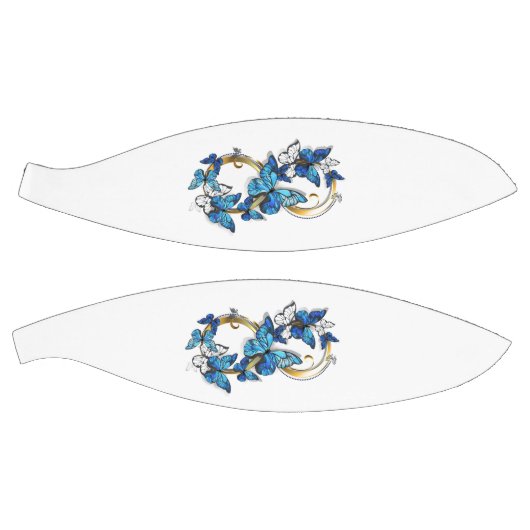 Symbol Infinity of Blue Morpho Butterflies Basketbal (Panelen)