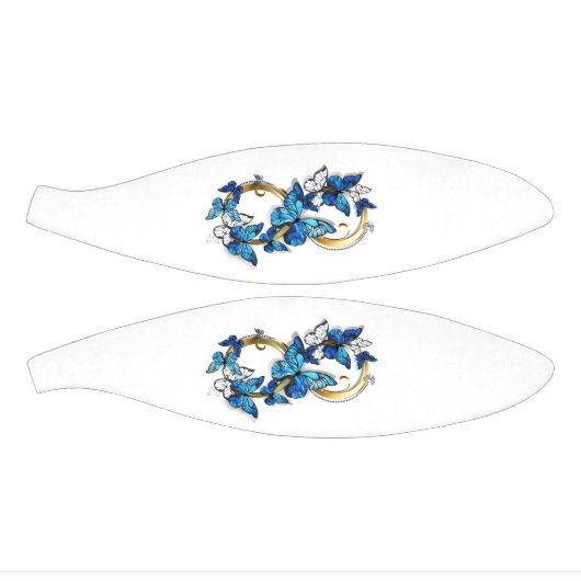Symbol Infinity of Blue Morpho Butterflies Basketbal (Panelen)