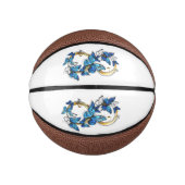 Symbol Infinity of Blue Morpho Butterflies Basketbal (Voorkant)