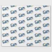 Symbol Infinity of Blue Morpho Butterflies Cadeaupapier (Vlak)