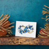 Symbol Infinity of Blue Morpho Butterflies Fotoplaat (Zijkant)