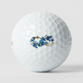 Symbol Infinity of Blue Morpho Butterflies Golfballen (Voorkant)
