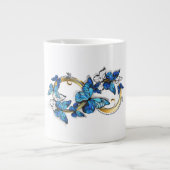 Symbol Infinity of Blue Morpho Butterflies Grote Koffiekop (Voorkant)