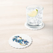 Symbol Infinity of Blue Morpho Butterflies Kartonnen Onderzetters (Insitu)