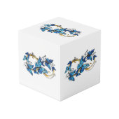 Symbol Infinity of Blue Morpho Butterflies Kubus (Voorkant hoekig)