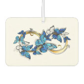 Symbol Infinity of Blue Morpho Butterflies Luchtverfrisser (Voorkant)
