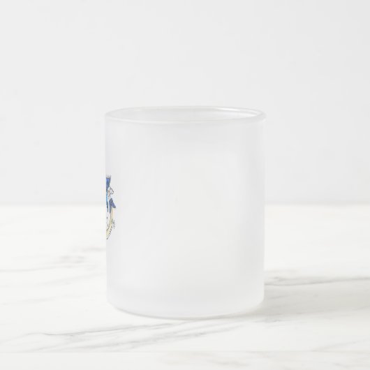 Symbol Infinity of Blue Morpho Butterflies Matglas Koffiemok (Center)