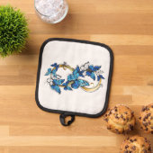 Symbol Infinity of Blue Morpho Butterflies Pannenlap (Top down)