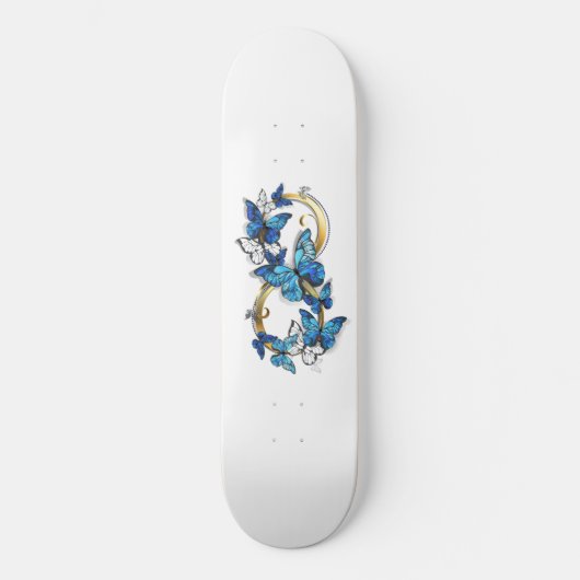 Symbol Infinity of Blue Morpho Butterflies Persoonlijk Skateboard (Voorkant)