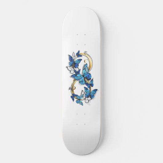 Symbol Infinity of Blue Morpho Butterflies Persoonlijk Skateboard (Voorkant)