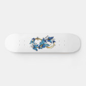 Symbol Infinity of Blue Morpho Butterflies Persoonlijk Skateboard (Horizontaal)