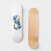Symbol Infinity of Blue Morpho Butterflies Persoonlijk Skateboard (Voorkant)