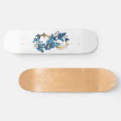Symbol Infinity of Blue Morpho Butterflies Persoonlijk Skateboard (Horizontaal)