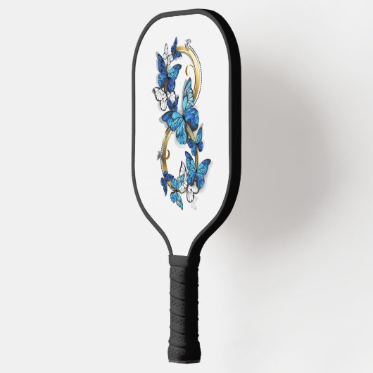 Symbol Infinity of Blue Morpho Butterflies Pickleball Paddle (Links)