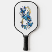 Symbol Infinity of Blue Morpho Butterflies Pickleball Paddle (Achterkant)