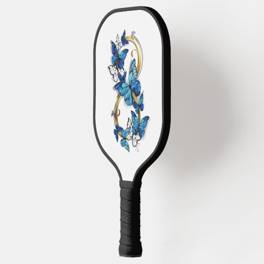 Symbol Infinity of Blue Morpho Butterflies Pickleball Paddle (Links)