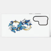 Symbol Infinity of Blue Morpho Butterflies Samsung Galaxy Hoesje (Achterkant horizontaal)