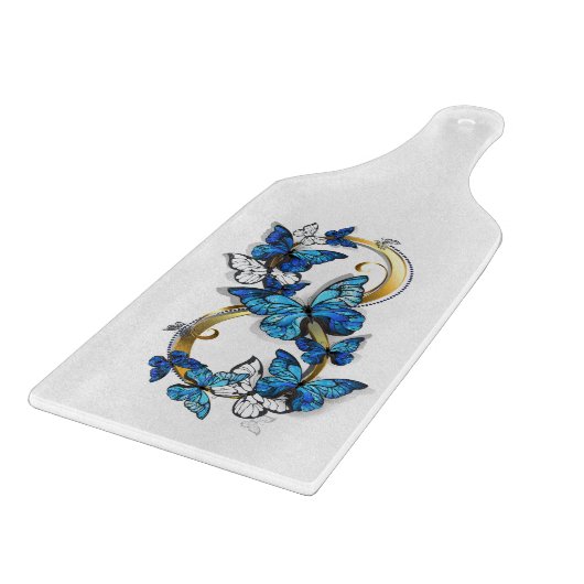 Symbol Infinity of Blue Morpho Butterflies Snijplank (Hoek)