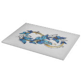 Symbol Infinity of Blue Morpho Butterflies Snijplank (Hoek)