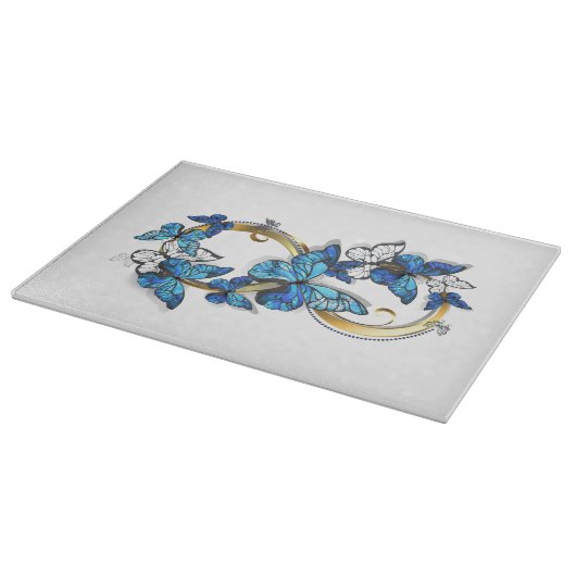 Symbol Infinity of Blue Morpho Butterflies Snijplank (Hoek)