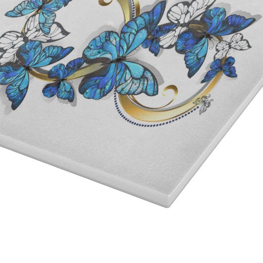 Symbol Infinity of Blue Morpho Butterflies Snijplank (Hoek)