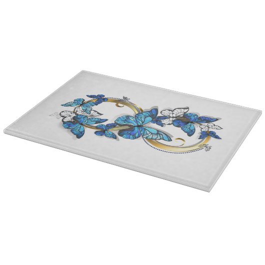 Symbol Infinity of Blue Morpho Butterflies Snijplank (Hoek)