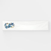 Symbol Infinity of Blue Morpho Butterflies Spandoek (Horizontaal)